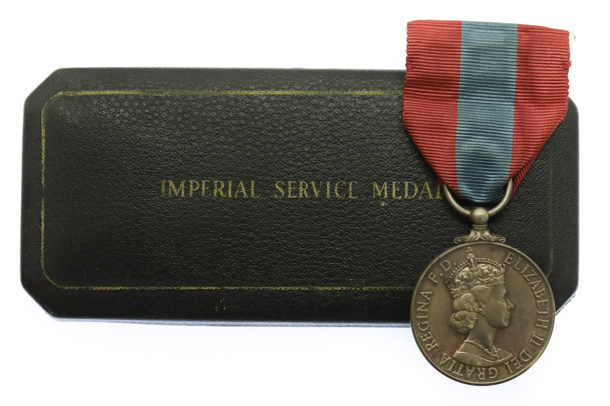 Elizabeth II Imperial Service Medal in Box of Issue - Charles Samuel Garner