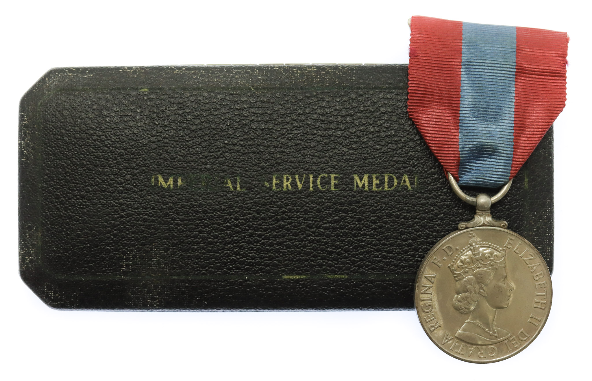 Elizabeth II Imperial Service Medal in Box of Issue - Adrian Adolphus John Chudleigh