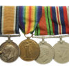 WW1 and WW2 Royal Navy Long Service Medal Group of Six - Ch. Sto. A.W. Harper, Royal Navy