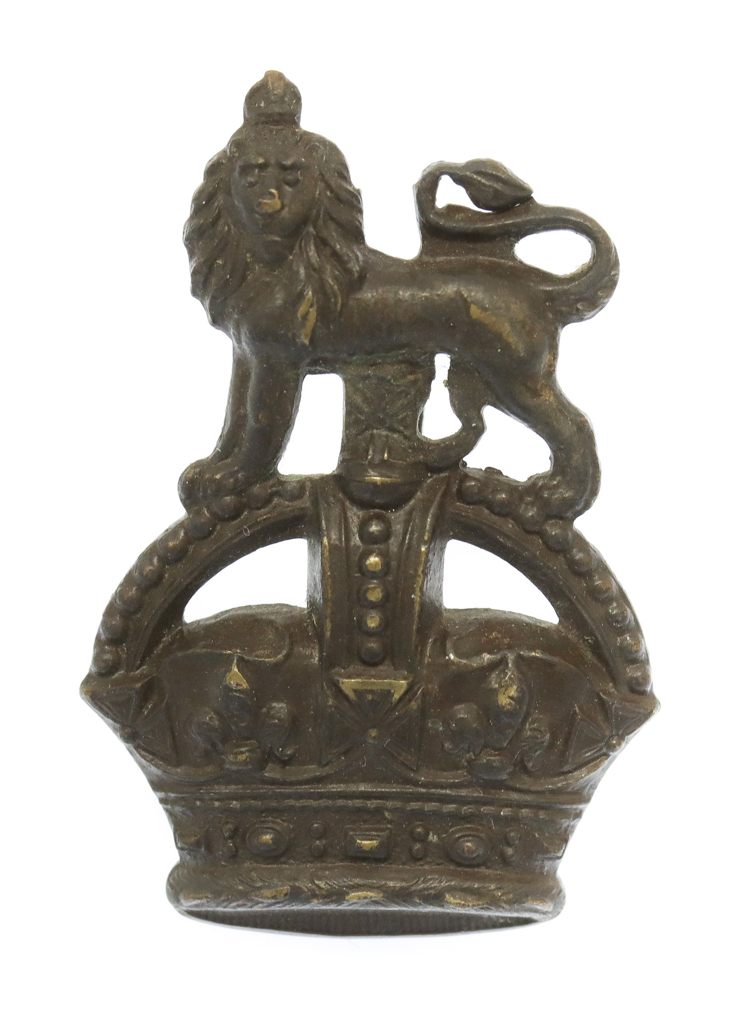 Royal 1st Devon Yeomanry Officer's Service Dress Cap Badge