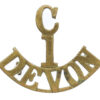1st Cadet Bn. Devonshire Regiment (C/1/DEVON) Shoulder Title