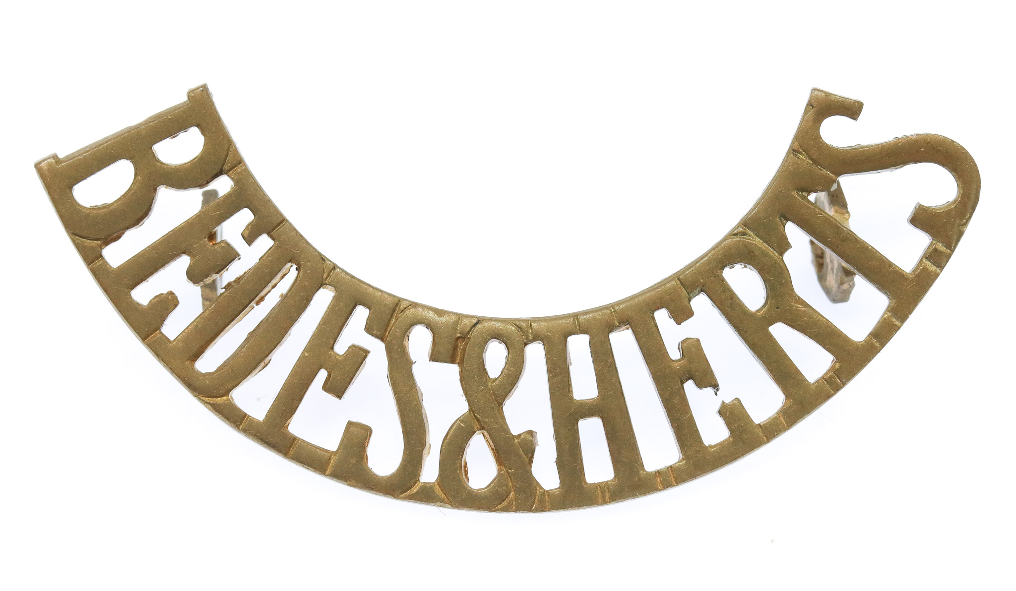 Bedfordshire & Hertfordshire Regiment (BEDS & HERTS) Shoulder Title