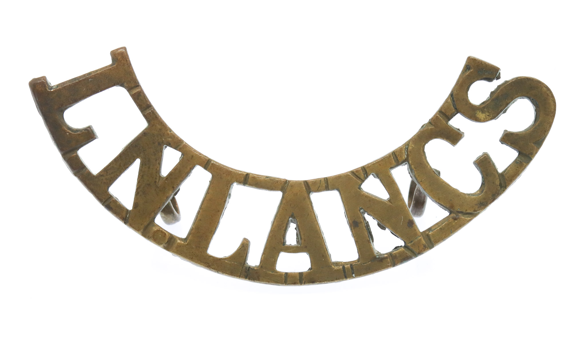 Victorian Loyal North Lancashire Regiment (L.N.LANCS) Shoulder Title