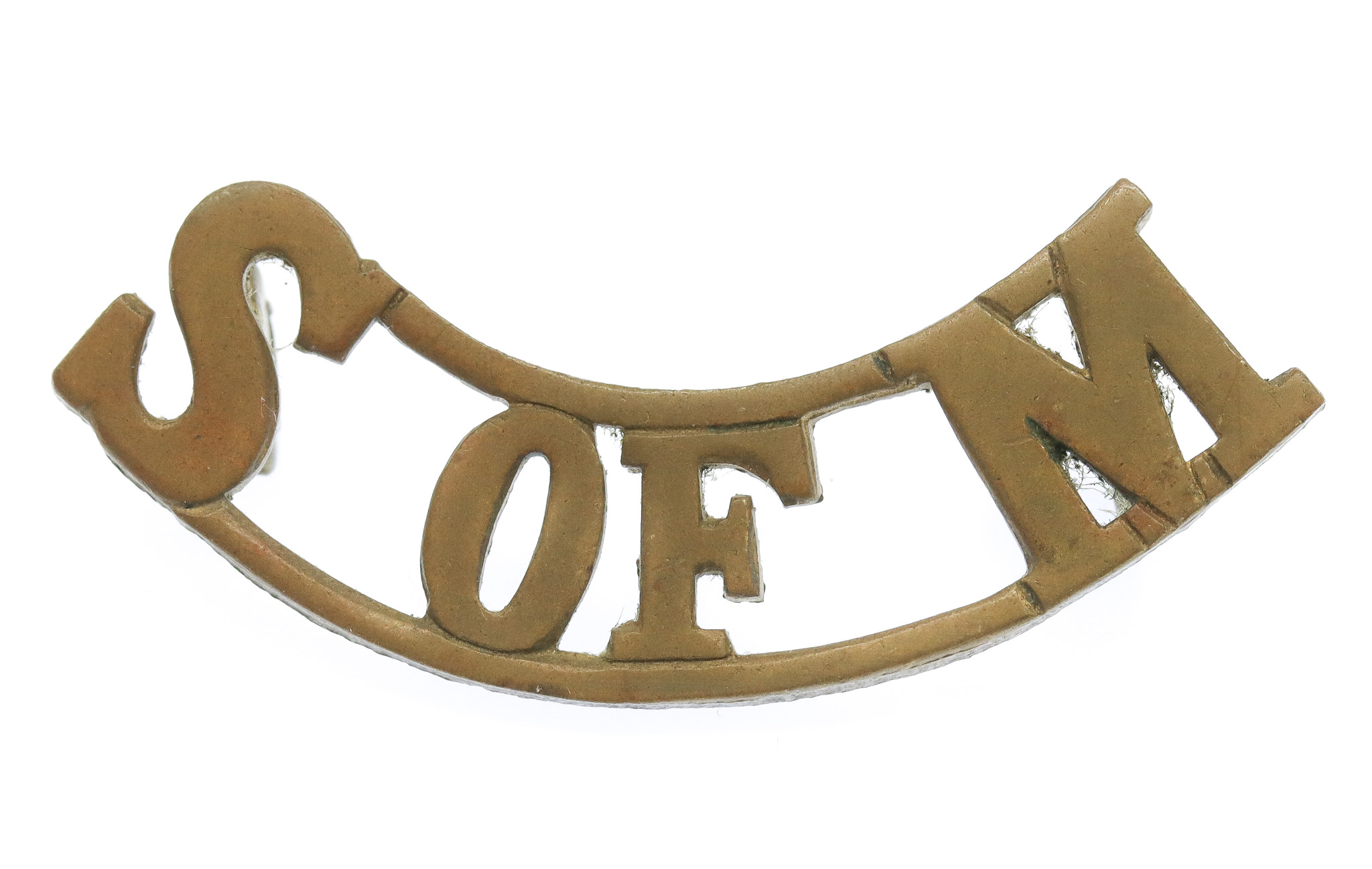 School of Musketry (S OF M) Shoulder Title