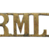 Royal Marine Light Infantry ( R.M.L.I.) Shoulder Title
