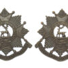 Pair of Bedfordshire & Hertfordshire Regiment Officer's Service Dress Collar Badges