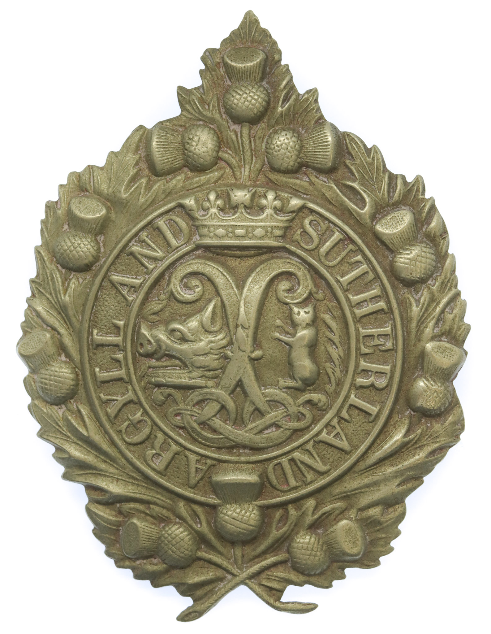 Victorian Argyll & Sutherland Highlanders Cap Badge