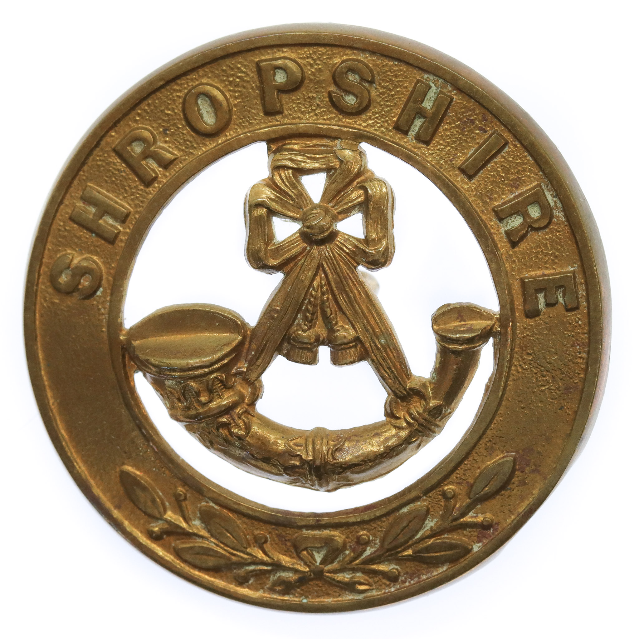 King's Shropshire Light Infantry (K.S.L.I.) Helmet Plate Centre