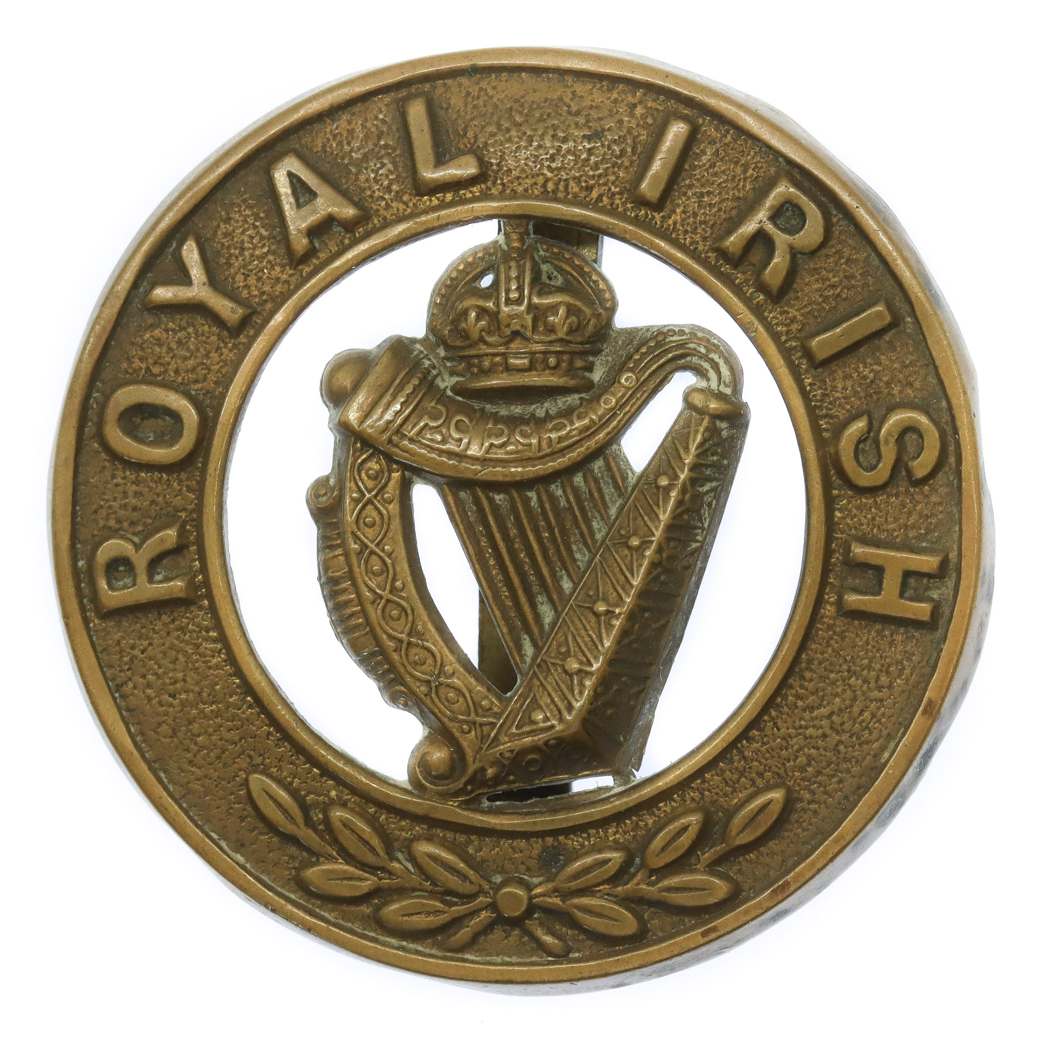Royal Irish Regiment Pagri Badge - King's Crown