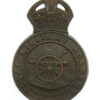 Royal Military Academy Woolwich Officer Cadet Cap Badge - King's Crown