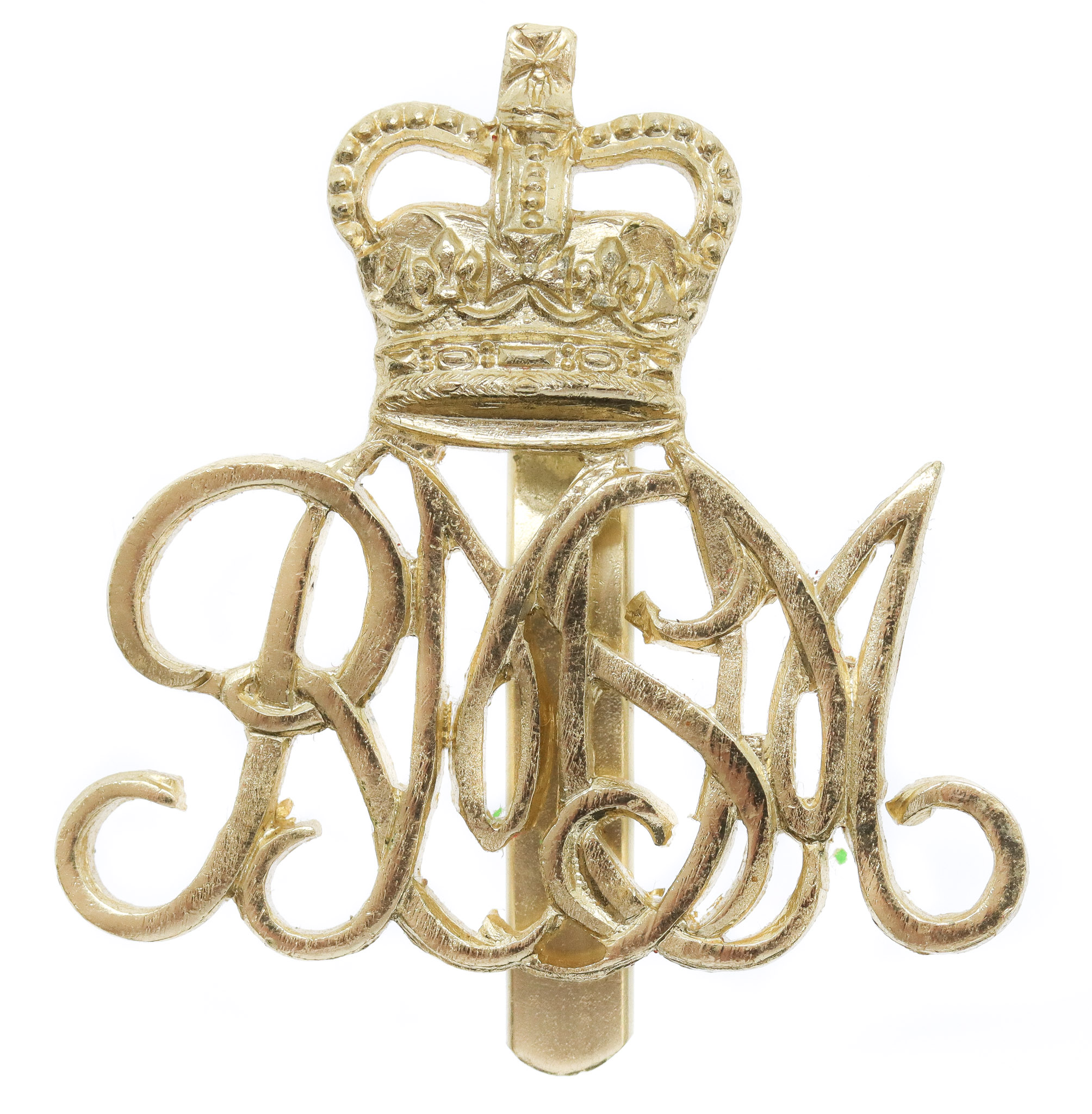 Royal Military School of Music Anodised (Staybrite) Cap Badge 