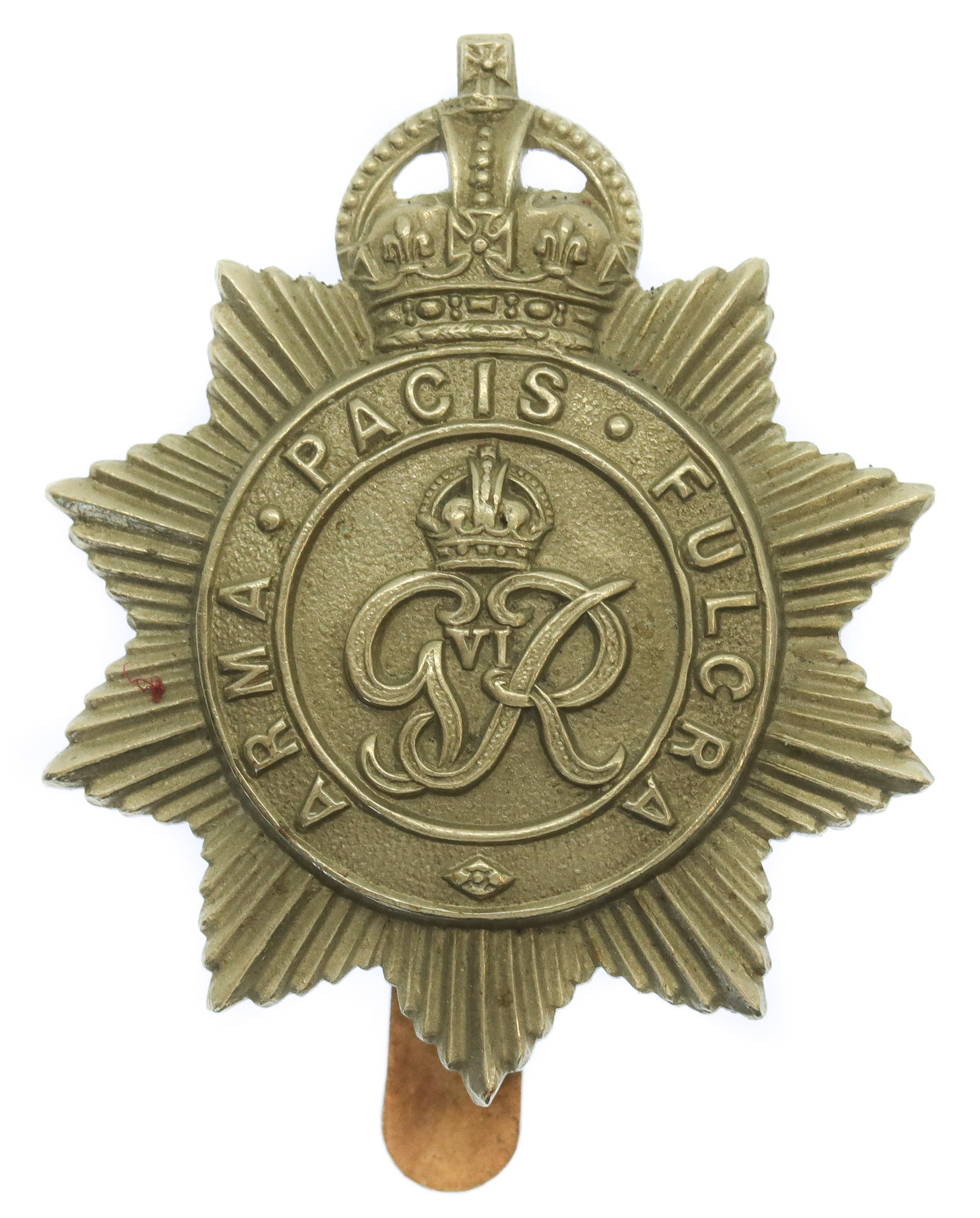 George VI North Somerset Yeomanry Cap Badge (Non Voided Centre)