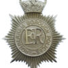 Rotherham Borough Police Helmet Plate - Queen's Crown