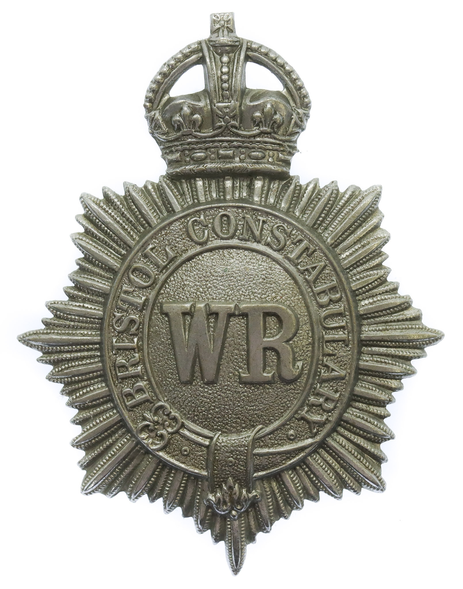 Bristol Constabulary War Reserve Cap Badge - King's Crown 