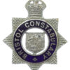 Bristol Constabulary  Senior Officer's Enamelled Cap Badge - King's Crown 