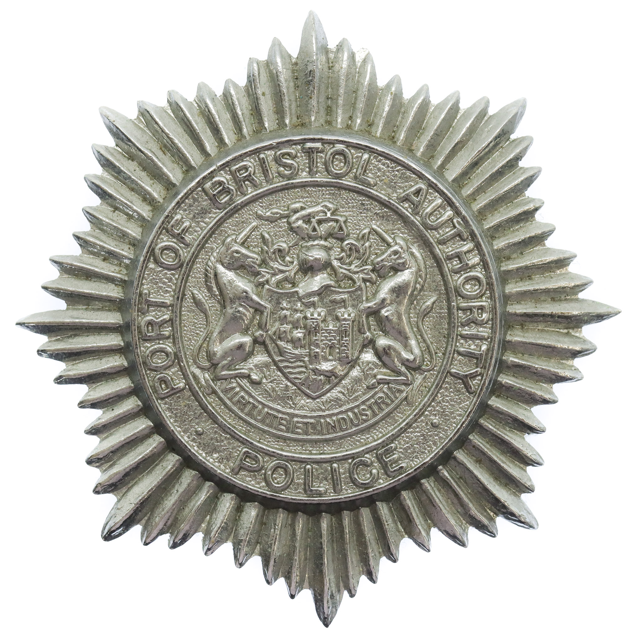 Port of Bristol Authority Police Helmet Plate
