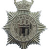 Northumbria Police Helmet Plate - Queen's Crown