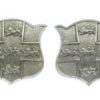 Pair of York City Police Collar Badges