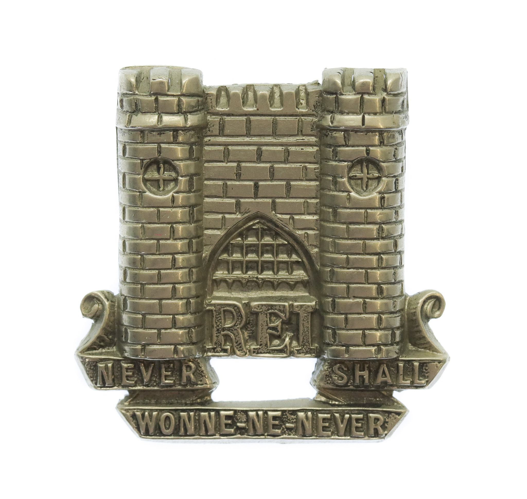 Reigate Borough Police White Metal Collar Badge