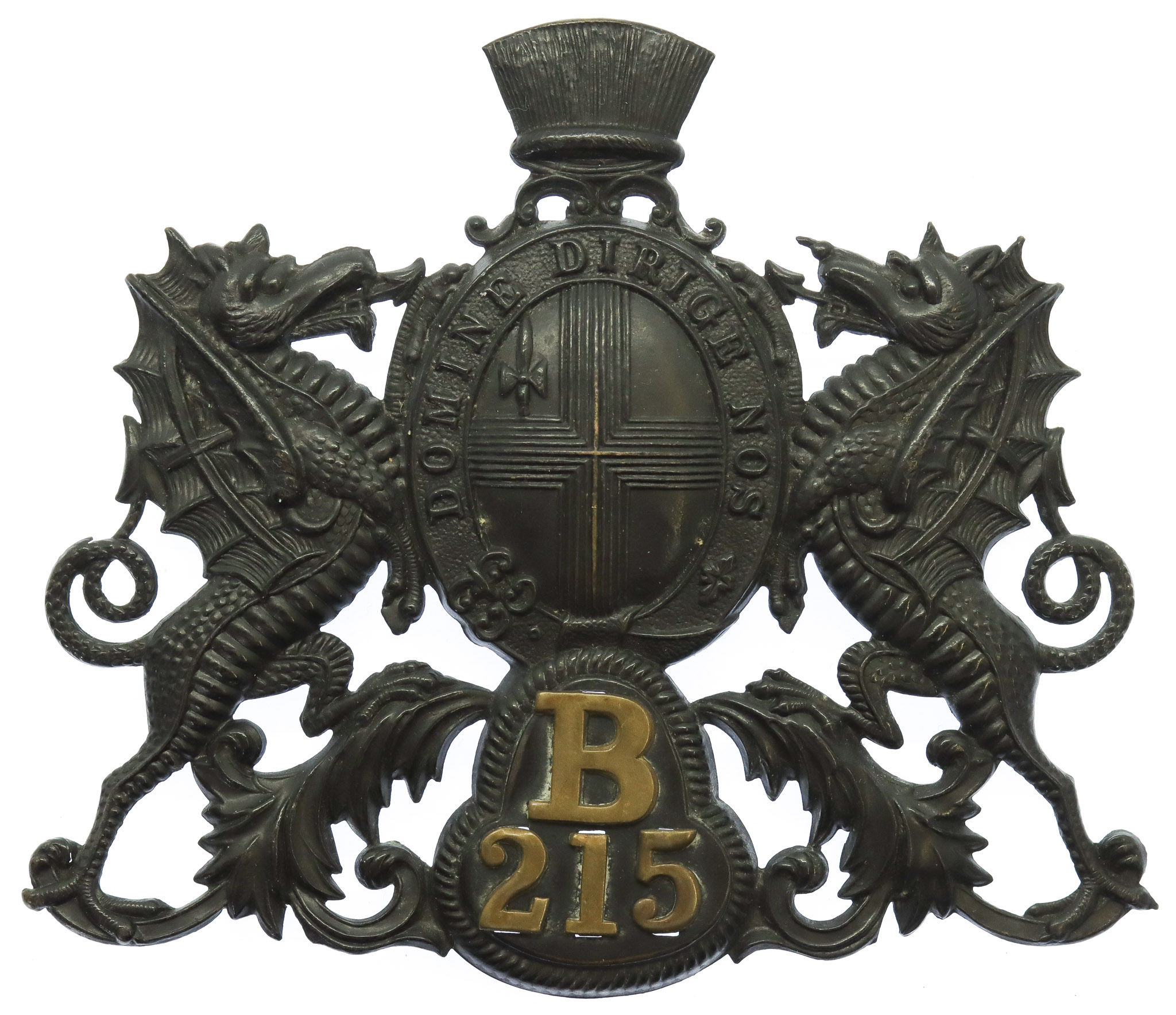City of London Police 'B' Division Helmet Plate (c.1909-1970)