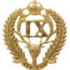 New Zealand 9th (Wellington East Coast Rifles) Regiment Officer's Cap Badge - King's Crown