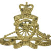 Royal New Zealand Artillery Cap Badge - Queen's Crown