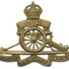Royal New Zealand Artillery Cap Badge - King's Crown