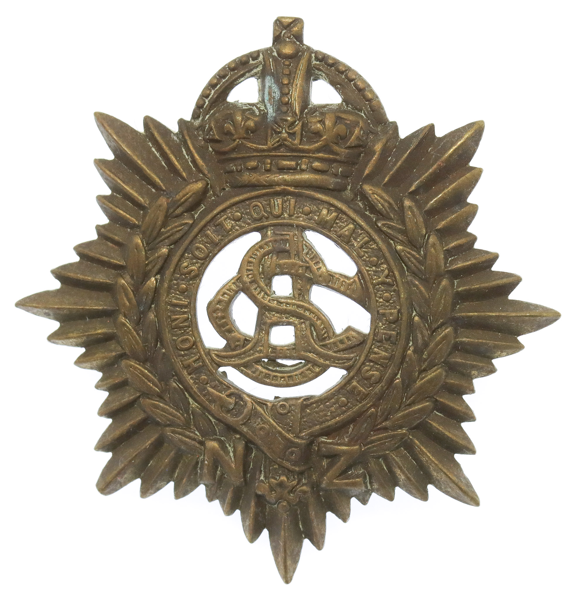 WW1 New Zealand Army Service Corps Cap Badge