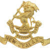New Zealand 5th (Wellington Rifles) Regiment Officer's Gilt Cap Badge