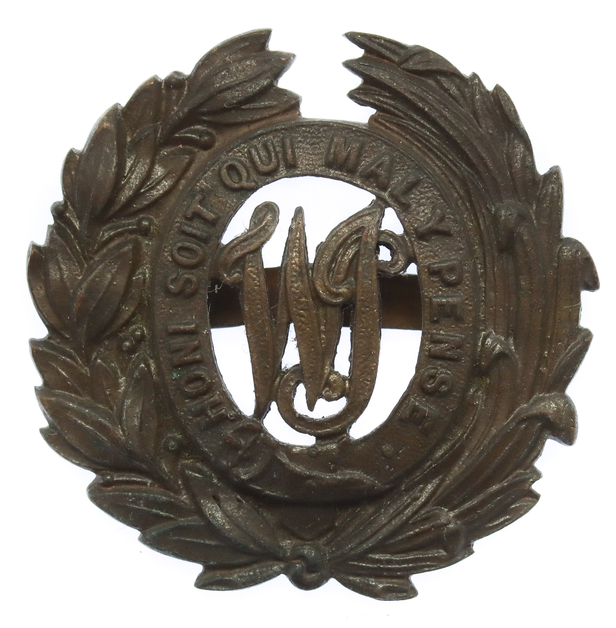 West Indian Regiment Officer's Service Dress Cap Badge