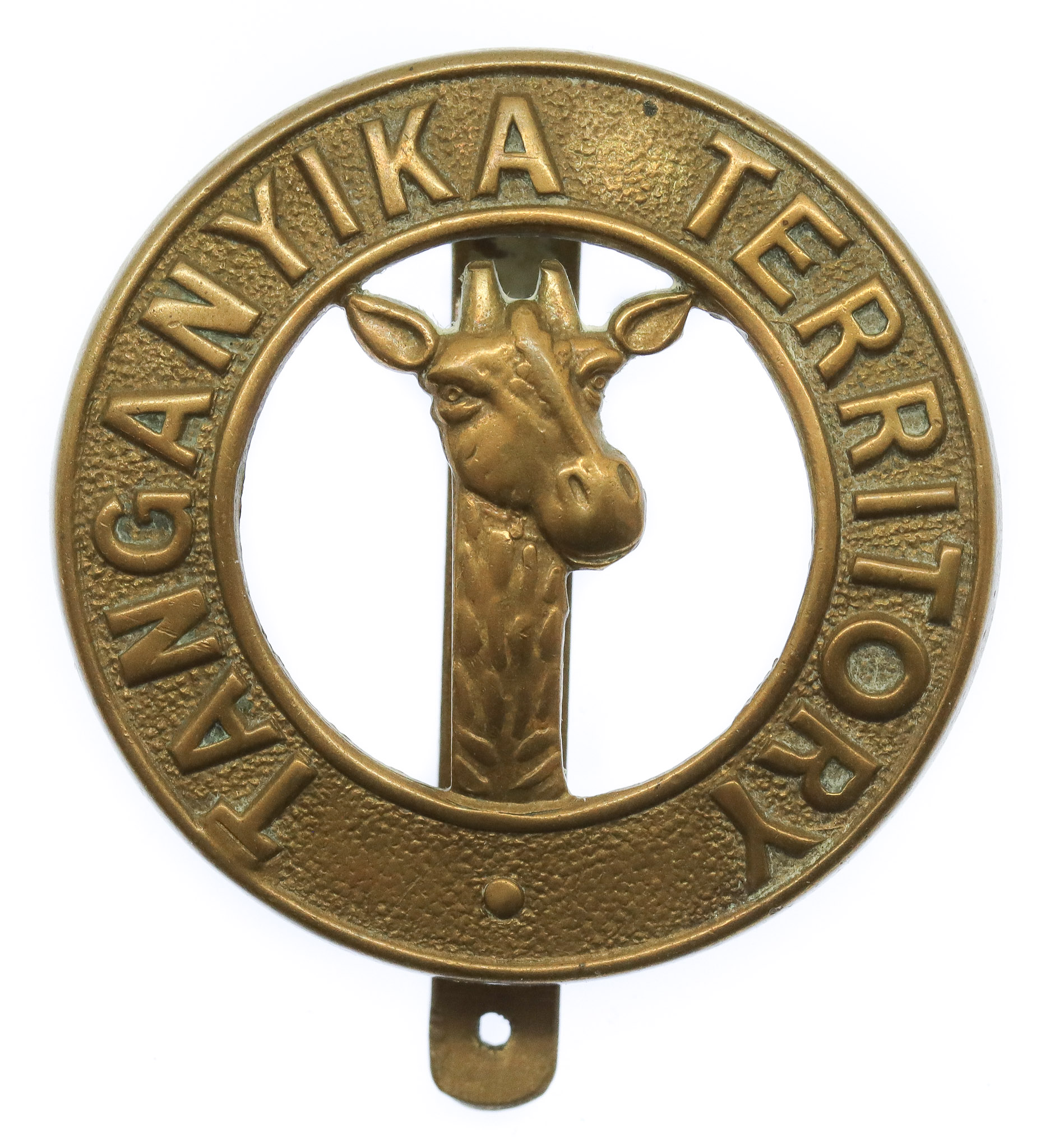 Tanganyika Territory Brass Pagri Badge (Post 1911)