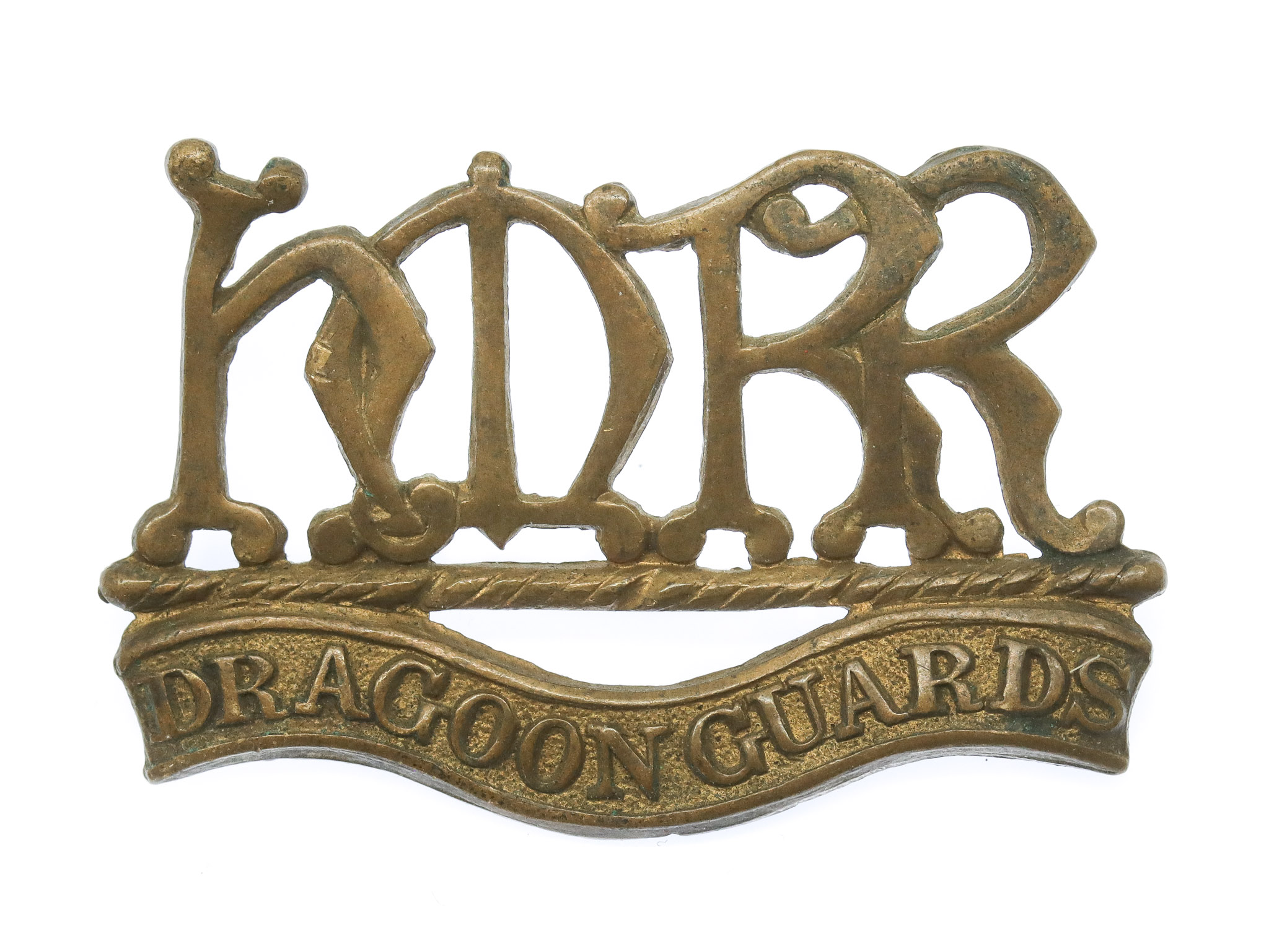 Boer War Her Majesty's Reserve Regiment of Dragoon Guards Collar Badge