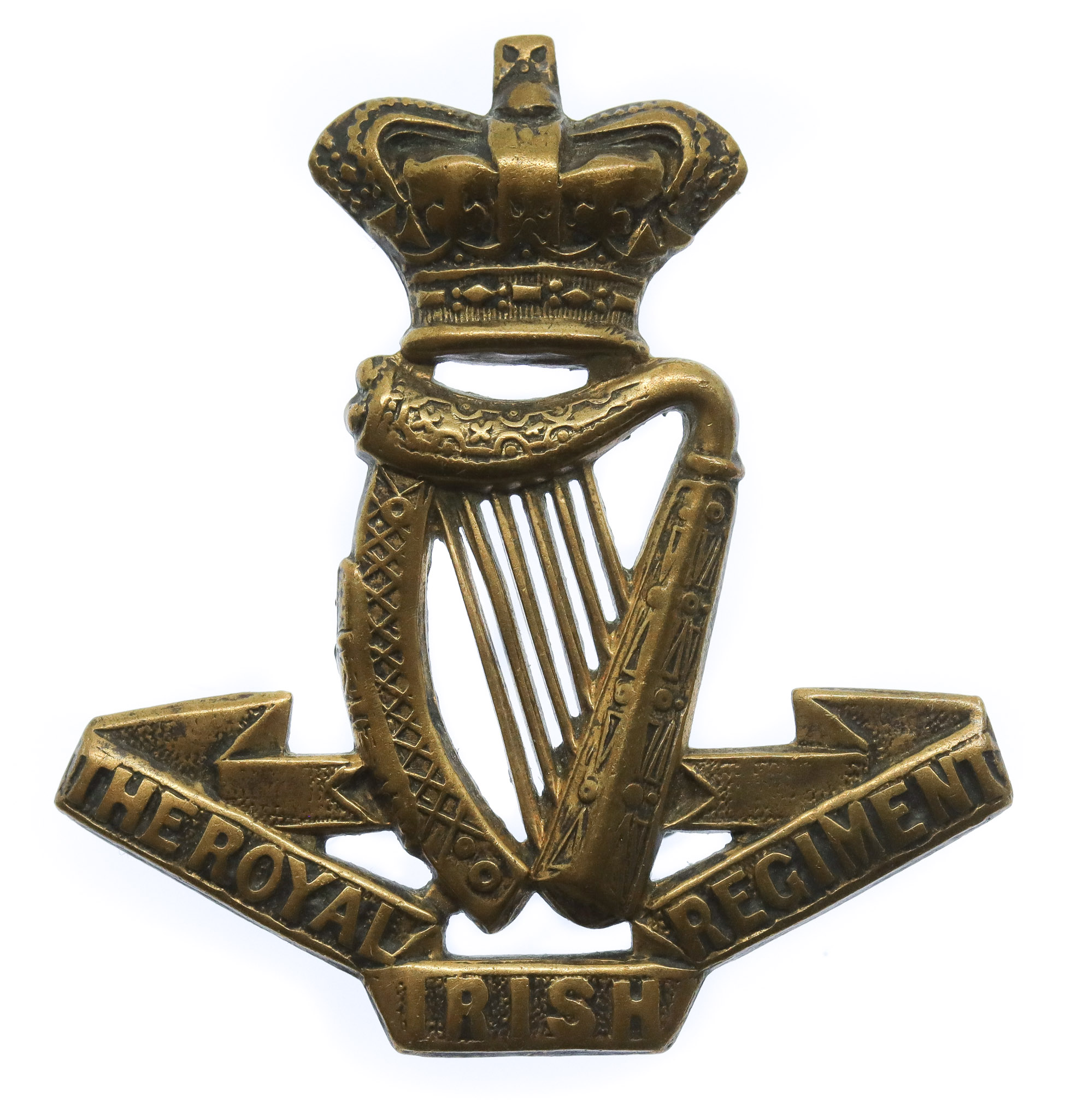 Victorian Royal Irish Regiment Cap Badge