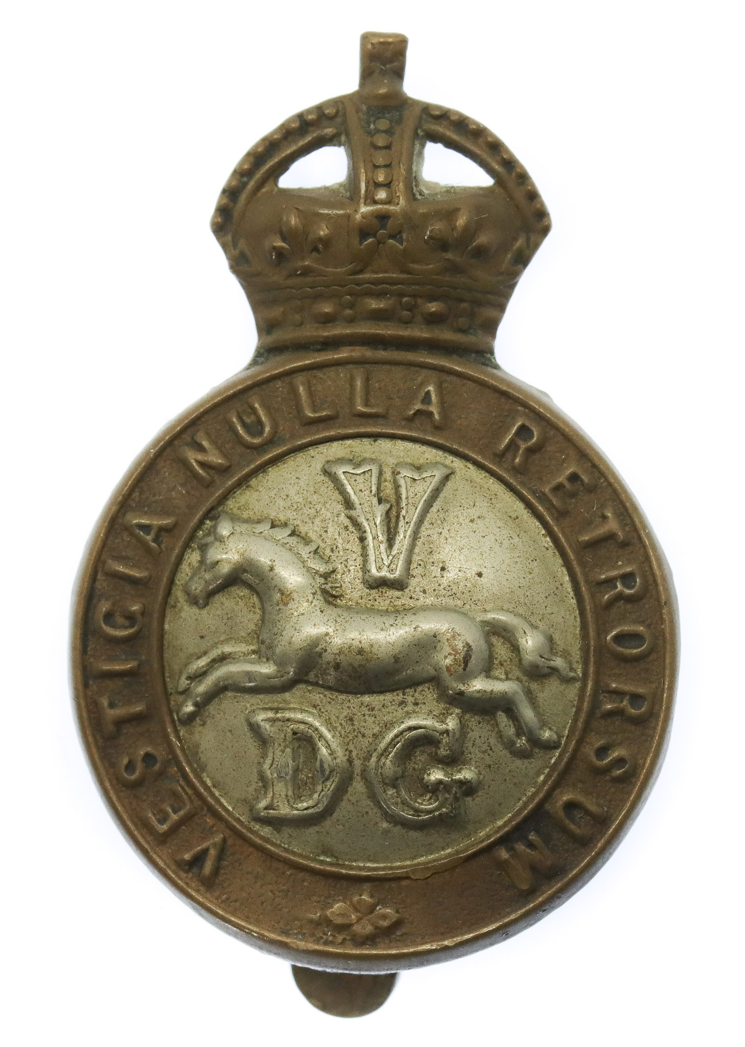 5th Dragoon Guards Cap Badge - King's Crown