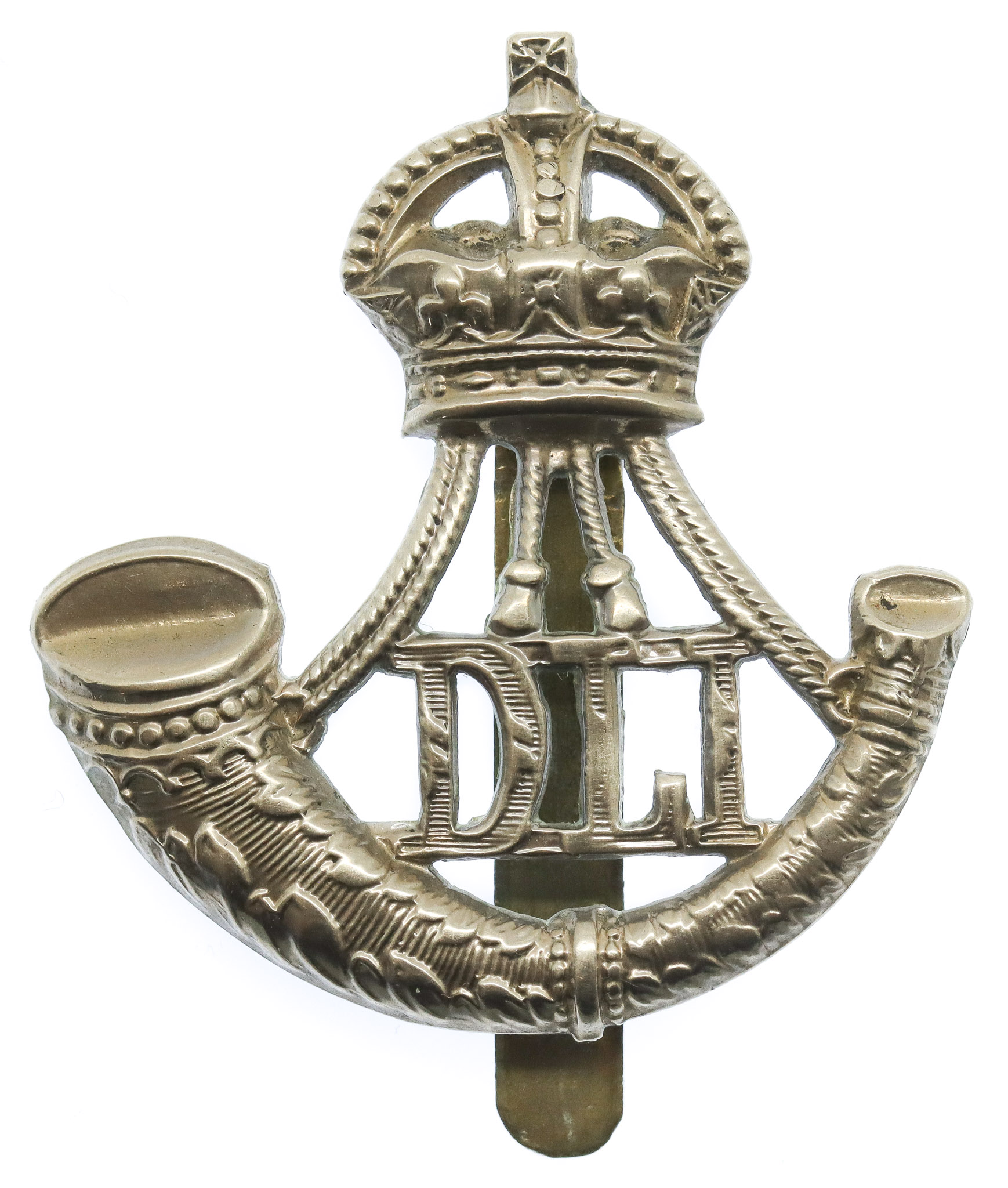 Durham Light Infantry (D.L.I.) Cap Badge - King's Crown