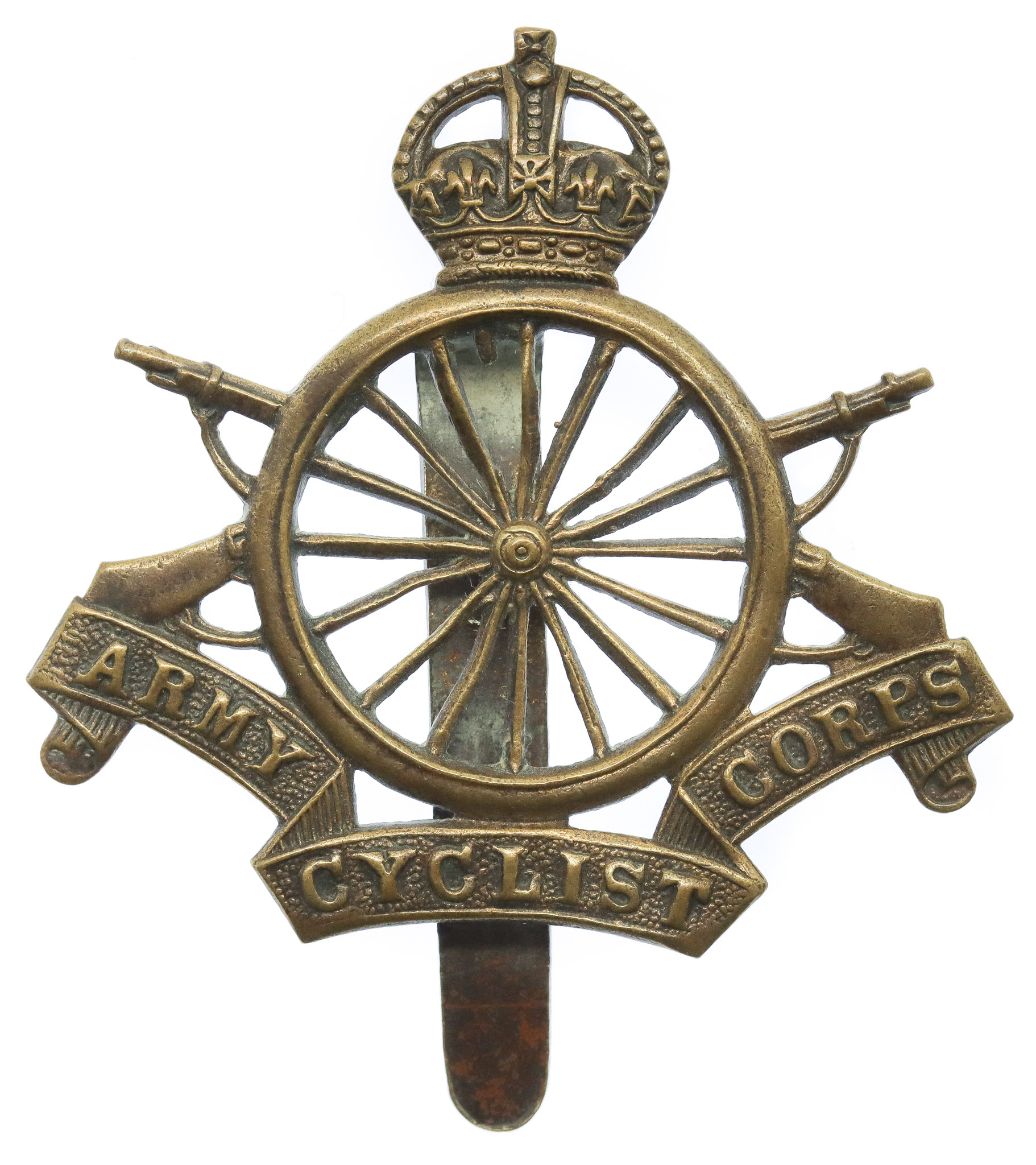 Army Cyclist Corps Cap Badge (16 Spokes)