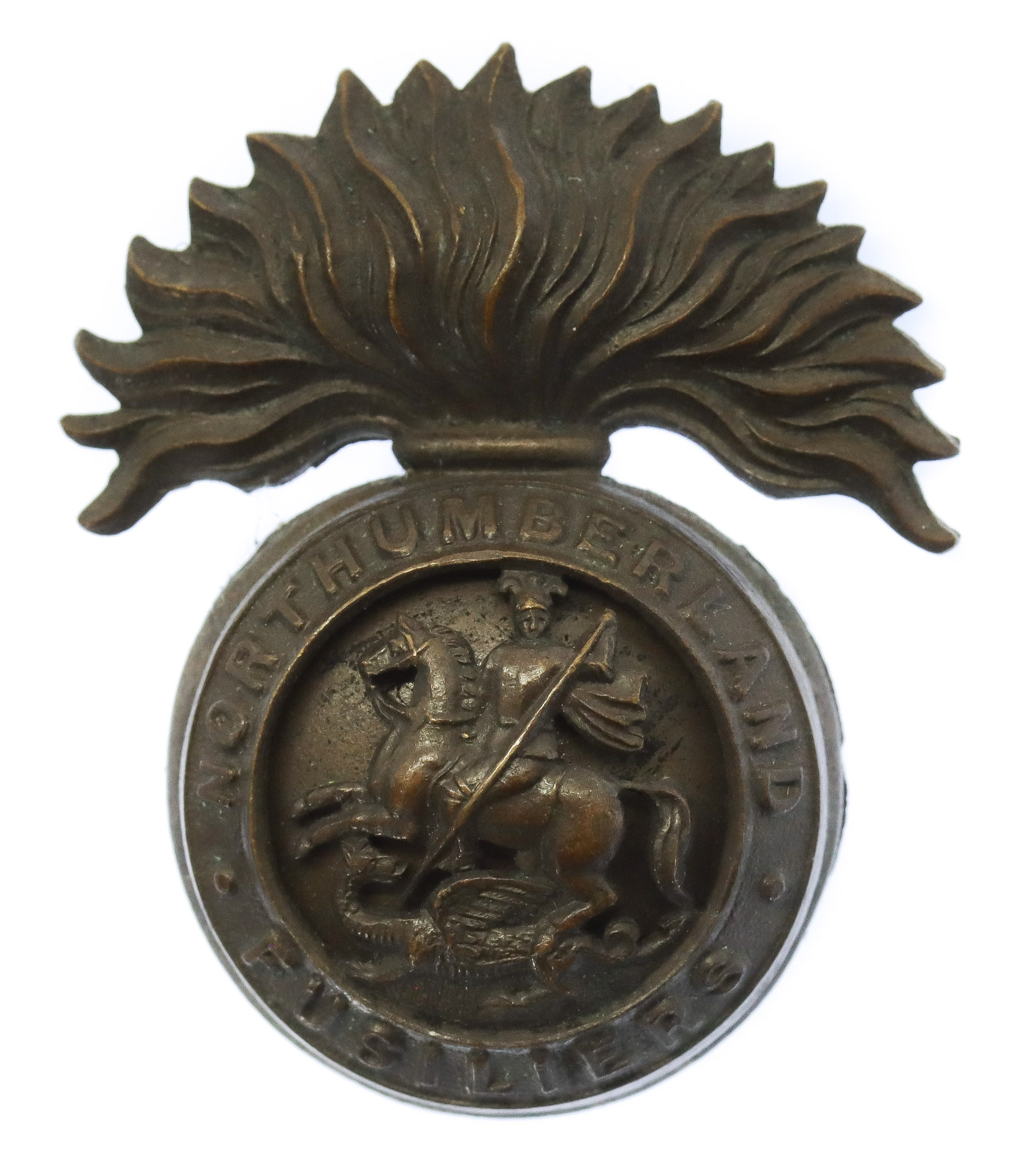 Royal Northumberland Fusiliers Officer's Service Dress Cap Badge