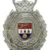 West Mercia Constabulary Wreath Helmet Plate - Queen's Crown