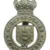 Herefordshire Constabulary Cap Badge - King's Crown