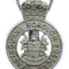 Eastbourne Borough Police Cap Badge - Queen's Crown