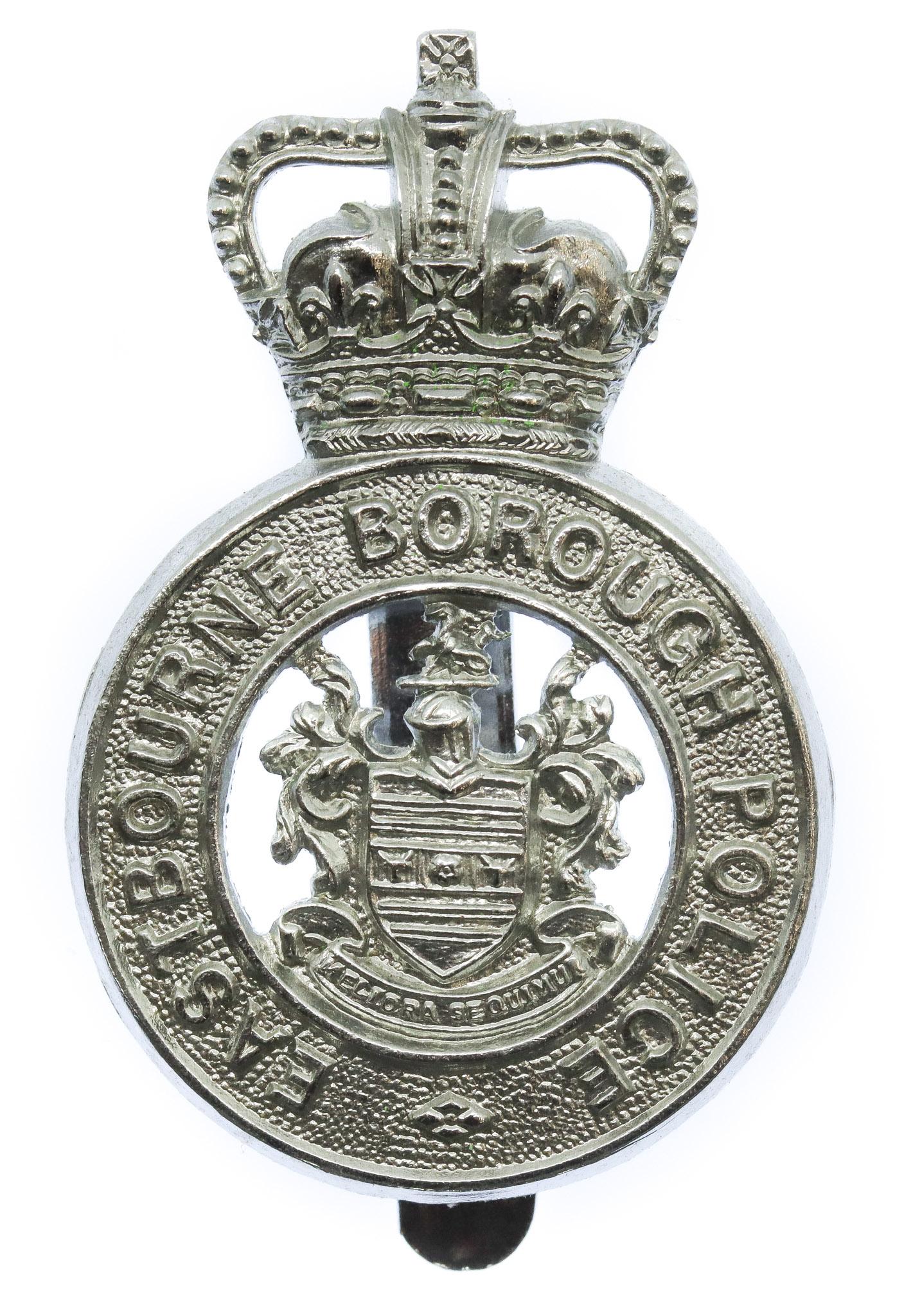 Eastbourne Borough Police Cap Badge - Queen's Crown