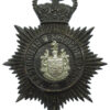 Eastbourne Borough Police Night Helmet Plate - Queen's Crown
