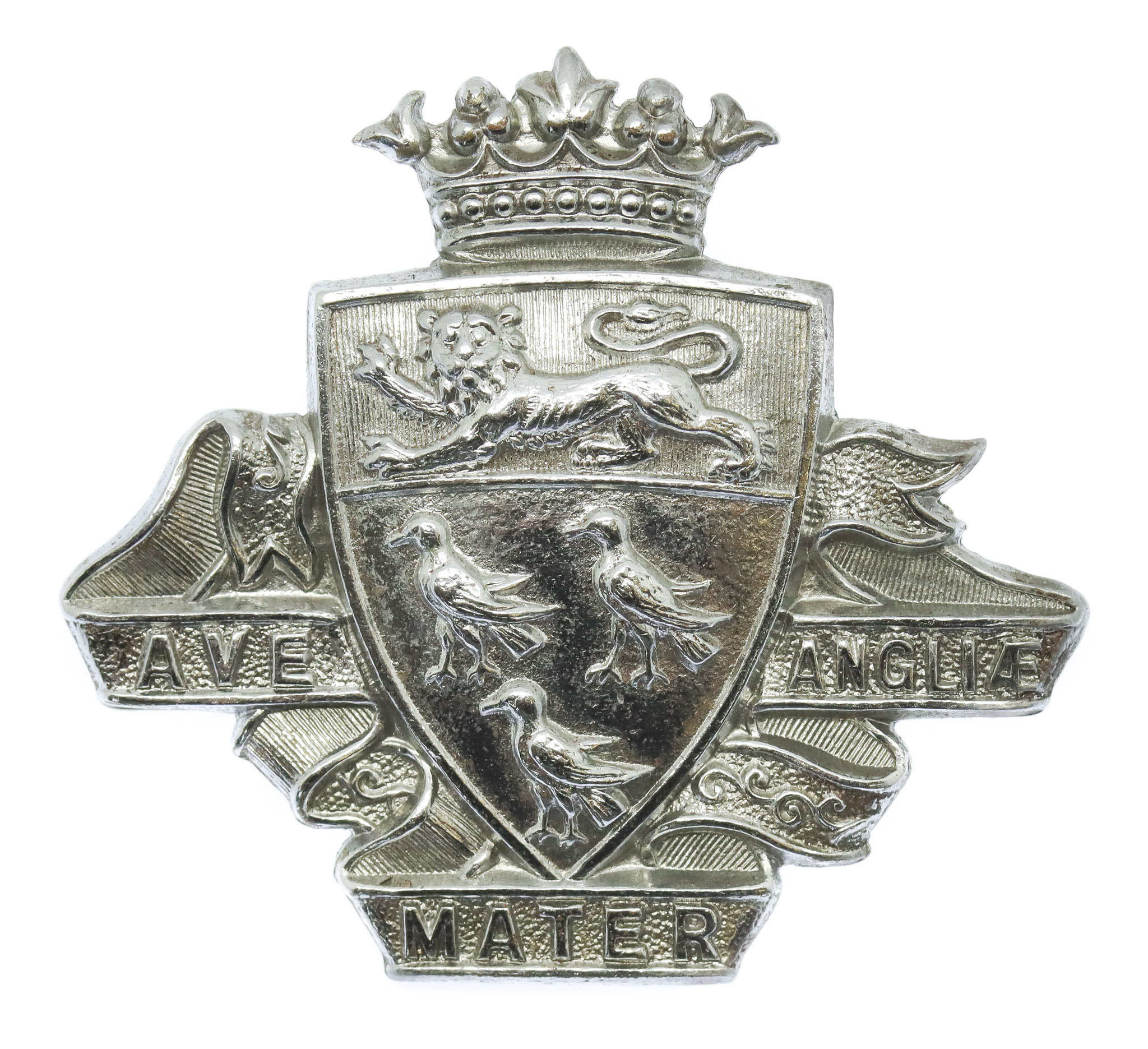 Canterbury City Police Chrome Cap Badge
