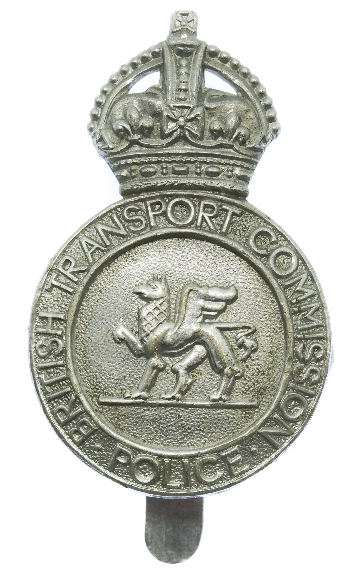 British Transport Commission Police Cap Badge - King's Crown