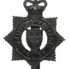 British Transport Police (Tactical Firearms) Blackened Brass Cap Badge - Queen's Crown