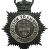 British Transport Police (B.T.P.) Night Helmet Plate - Queen's Crown
