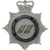 British Airports Authority Constabulary Senior Officer's Enamelled Cap Badge - Queen's Crown