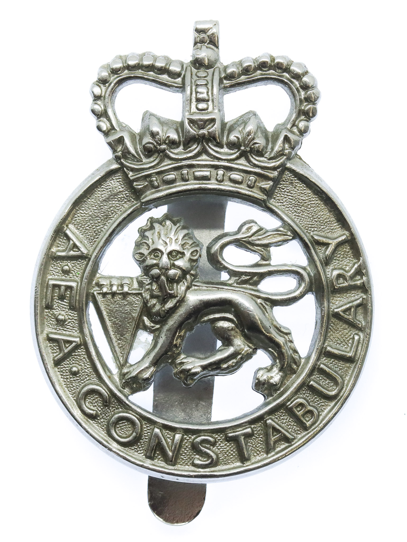 United Kingdom Atomic Energy Authority (U.K.A.E.A.) Constabulary Cap Badge - Queen's Crown
