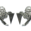 Pair of United Kingdom Atomic Energy Authority (U.K.A.E.A.) Constabulary Collar Badges