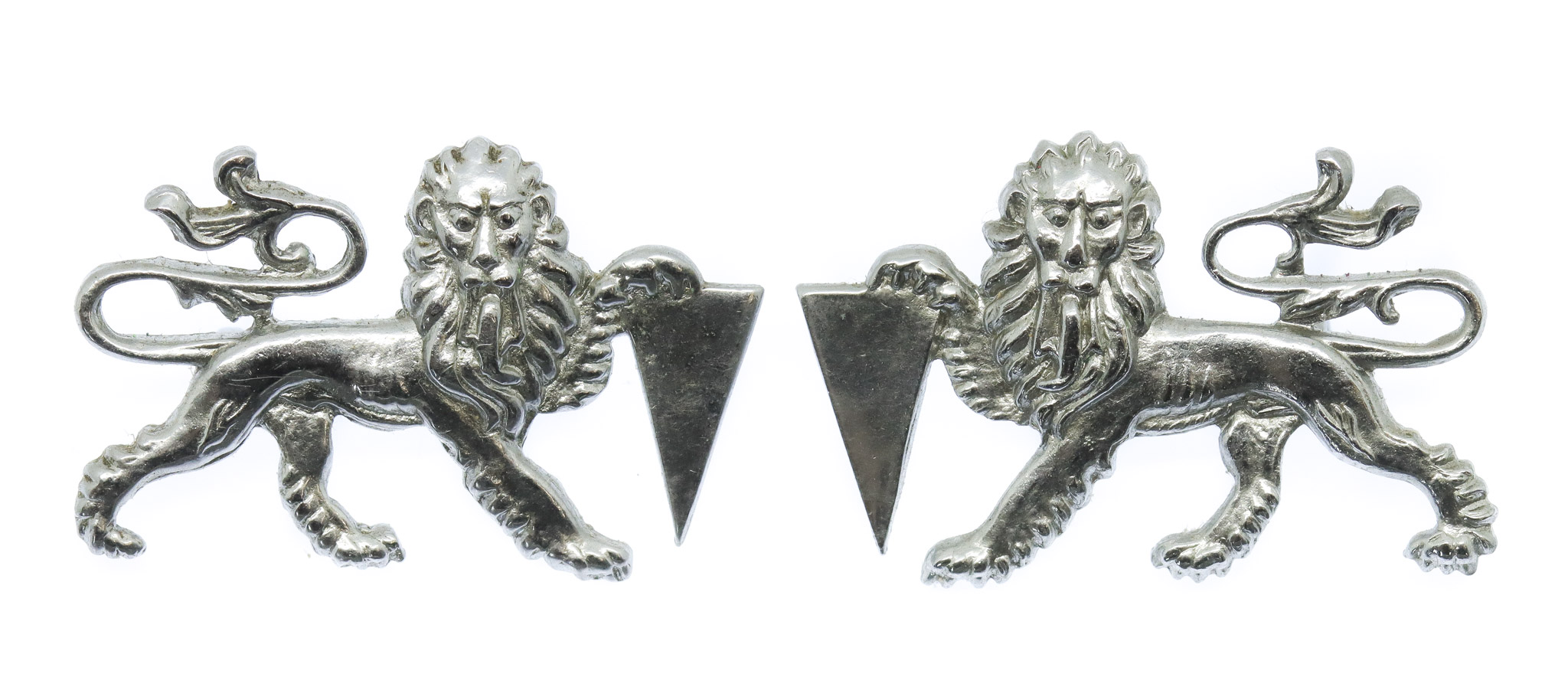 Pair of United Kingdom Atomic Energy Authority (U.K.A.E.A.) Constabulary Collar Badges